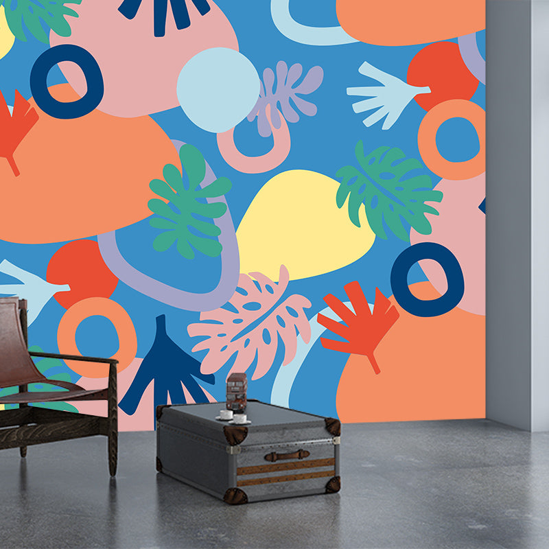 Environmental Illustration Mural Wallpaper Tropical Plants Indoor Wall Mural