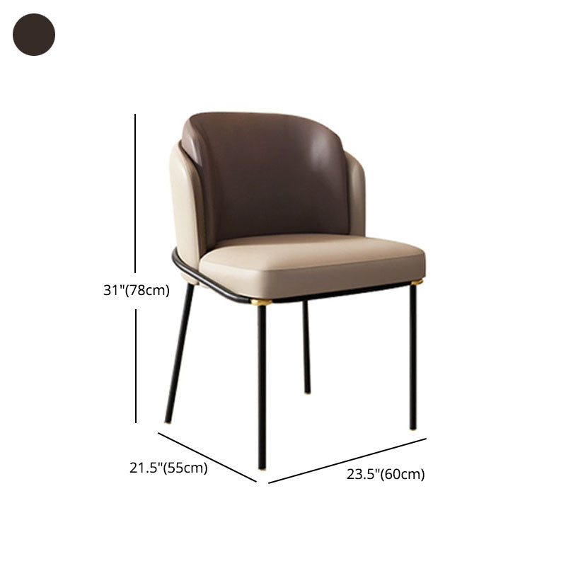 1/2/5/6/7 Pieces Dining Set Modern Sintered Stone Dining Table set with Leather Chairs