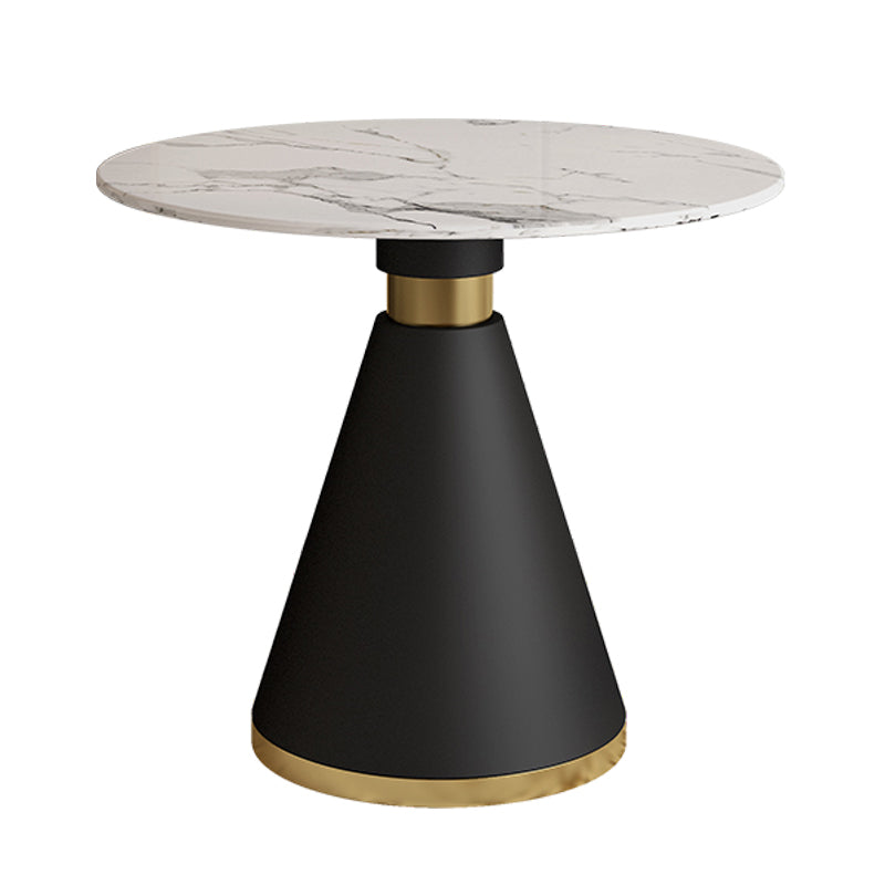 1/2/5 Pcs Metal Modern Dining Set with Round Table Dinette Set