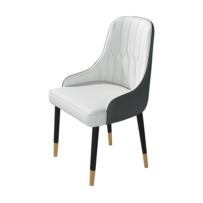 1/2/5 Pcs Metal Modern Dining Set with Round Table Dinette Set