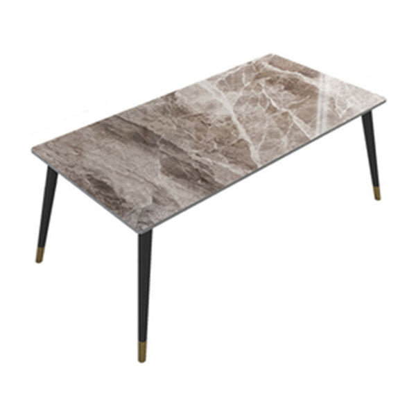 1/2/5/7 Stücke moderne Esszahlen Sintered Stone Dinette Tischset mit Stühlen