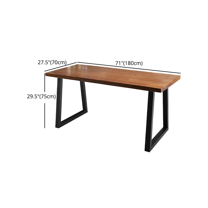 Industrial 1/2/5/7 Pieces Dining Set Solid Wood Dining Table Set for Home