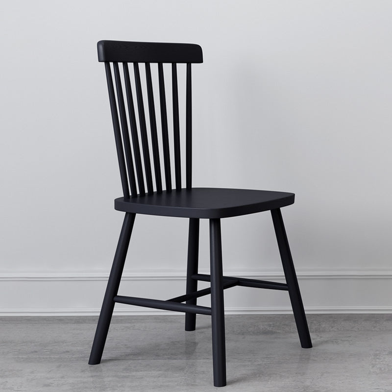 Sillas de comedor estilo moderno Sillas de cocina sin brazos con patas de madera