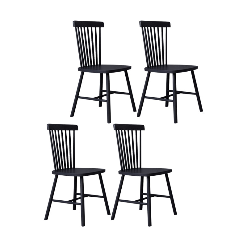 Sillas de comedor estilo moderno Sillas de cocina sin brazos con patas de madera