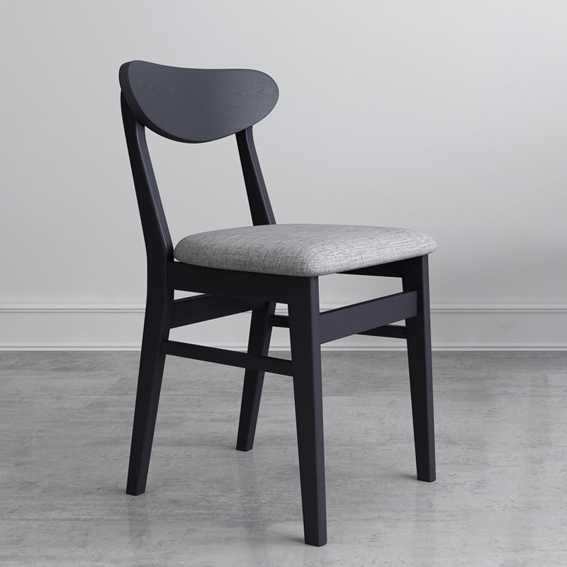 Eigentijdse eetkamerstoelen Armloze keukenstoelen met houten poten