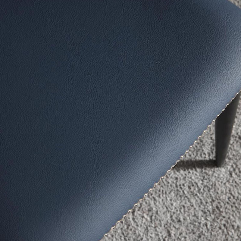 Sillas de comedor de cuero sin brazos del sillón orejero del estilo contemporáneo para el hogar