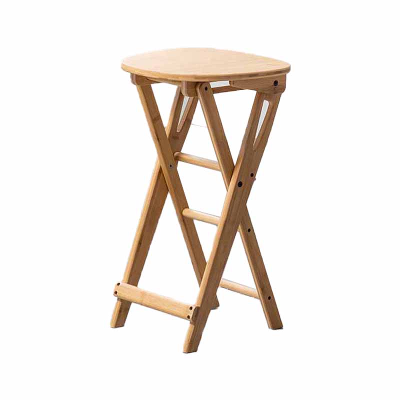 Indoor Minimalism Armless Wood Barstools Folding Counter Stools, 1 Piece