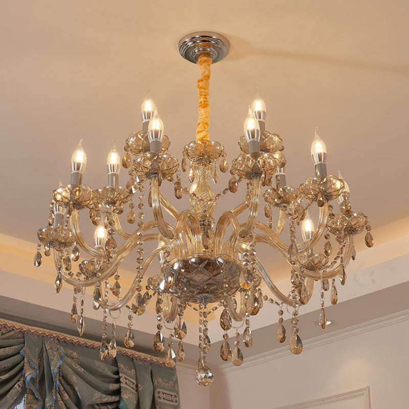 Lampada del lampadario a candeliera lampada vittoriana Crystal sospesa il lampadario per soggiorno