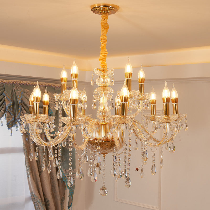 Lampada del lampadario a candeliera lampada vittoriana Crystal sospesa il lampadario per soggiorno