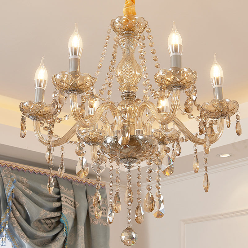 Lampada del lampadario a candeliera lampada vittoriana Crystal sospesa il lampadario per soggiorno