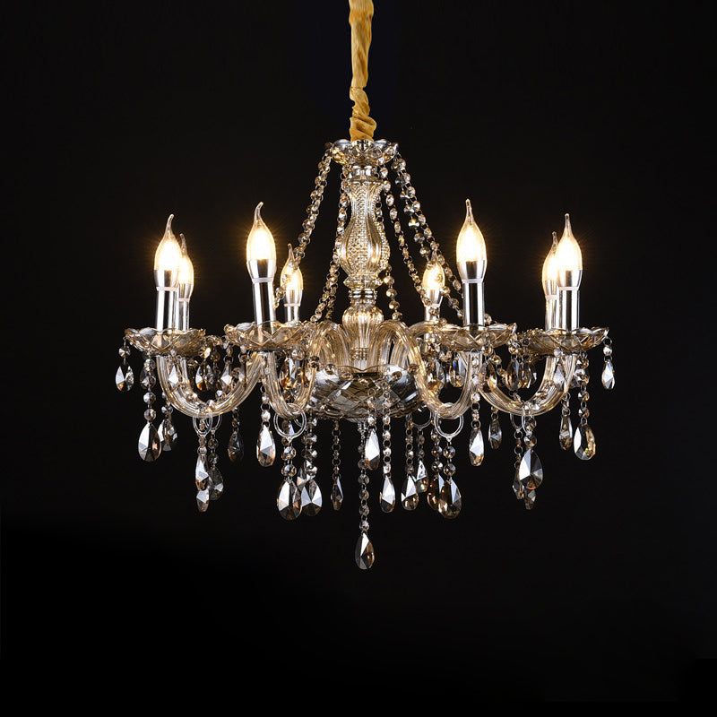 Lampada del lampadario a candeliera lampada vittoriana Crystal sospesa il lampadario per soggiorno