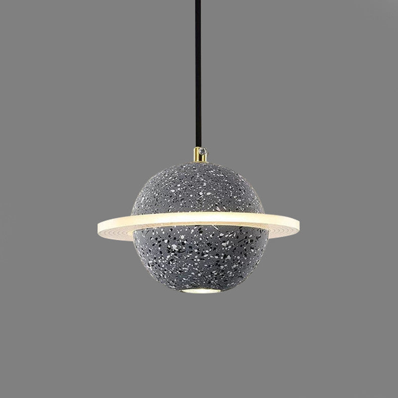 Planet Nordic Planet Pendant Ciment 1-Head Room Dustal Small Sanging Pendant Light