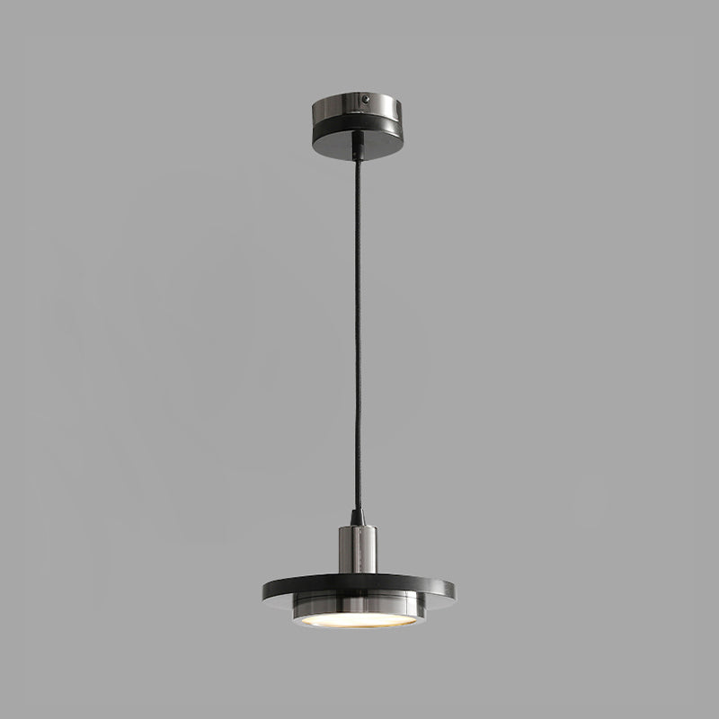 Éclairage de pendentif en marbre rond