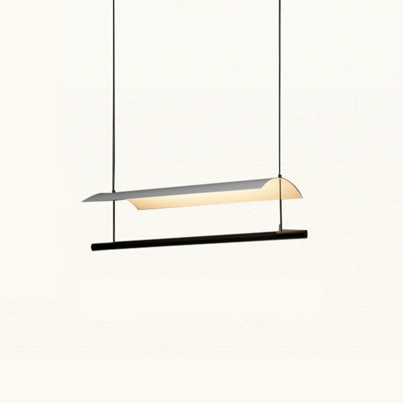 Restruction de lampes suspendues de l'île moderne Restaurant des luminaires suspendus avec de l'ombre en métal