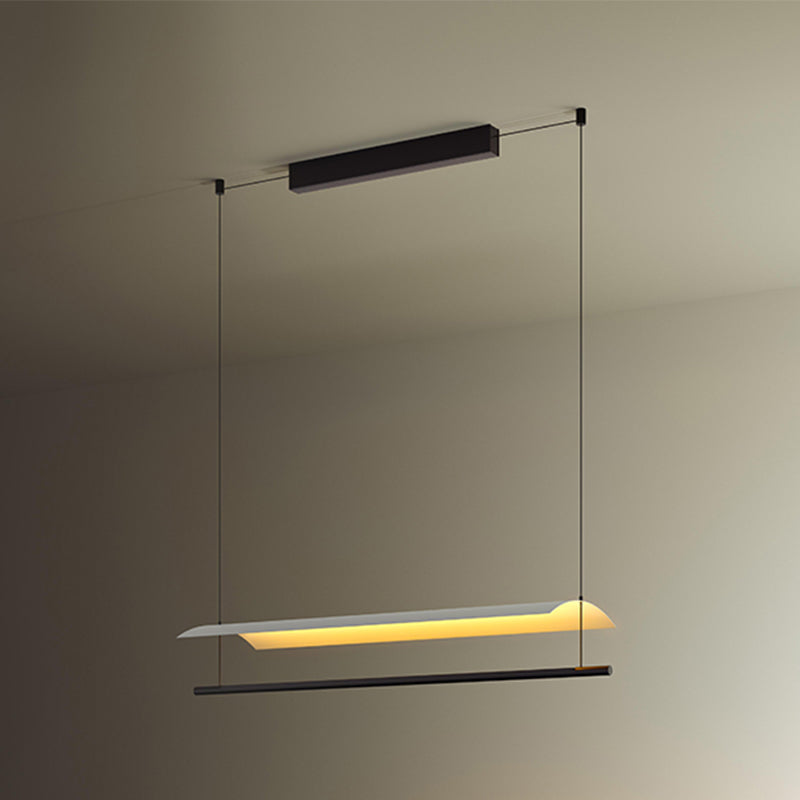 Restruction de lampes suspendues de l'île moderne Restaurant des luminaires suspendus avec de l'ombre en métal