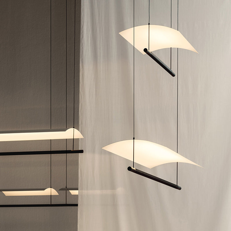 Restruction de lampes suspendues de l'île moderne Restaurant des luminaires suspendus avec de l'ombre en métal