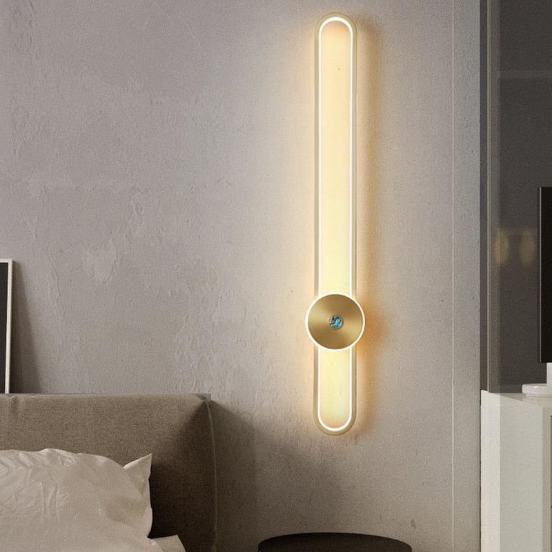 Einfache Wandhalterung Licht moderner Stil Schlafzimmer Nacht LED LED Wandleuchte Leuchte