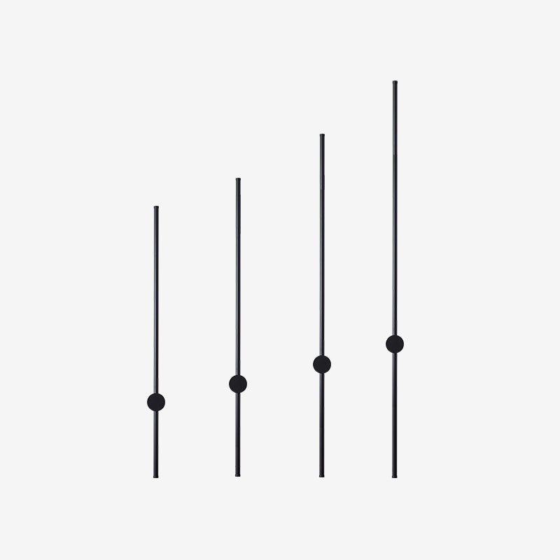 Nachtwandlicht moderner Minimalismus LED Black Wandhalterung Beleuchtung für Wohnzimmer