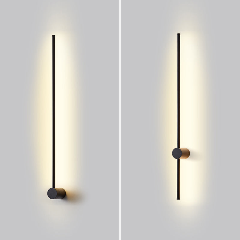 Nachtwandlicht moderner Minimalismus LED Black Wandhalterung Beleuchtung für Wohnzimmer