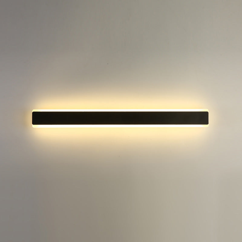 Luce murale a led a parete moderna a 1 luce con metallo per soggiorno