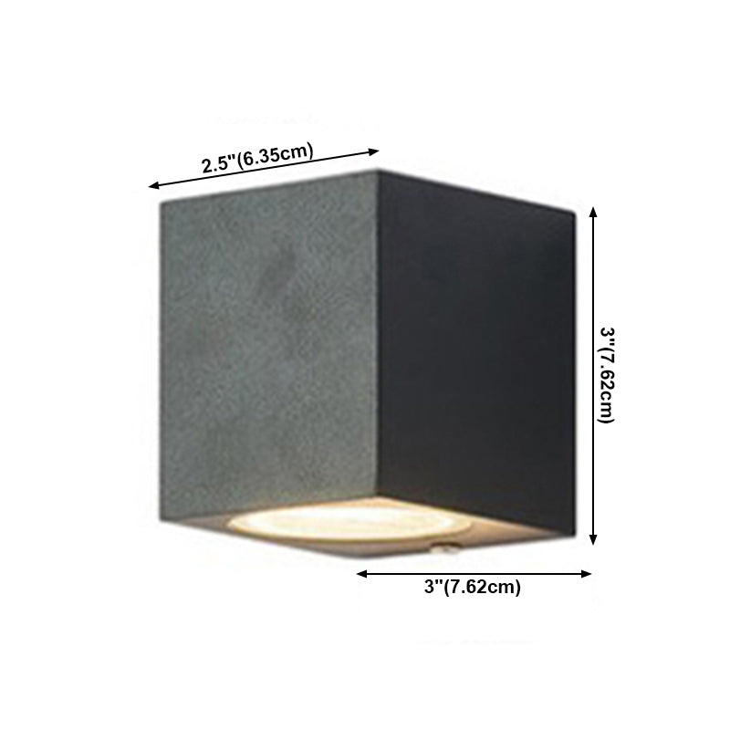 Luz de montaje de pared simple de estilo moderno Corredor al aire libre LED LIGHTURA