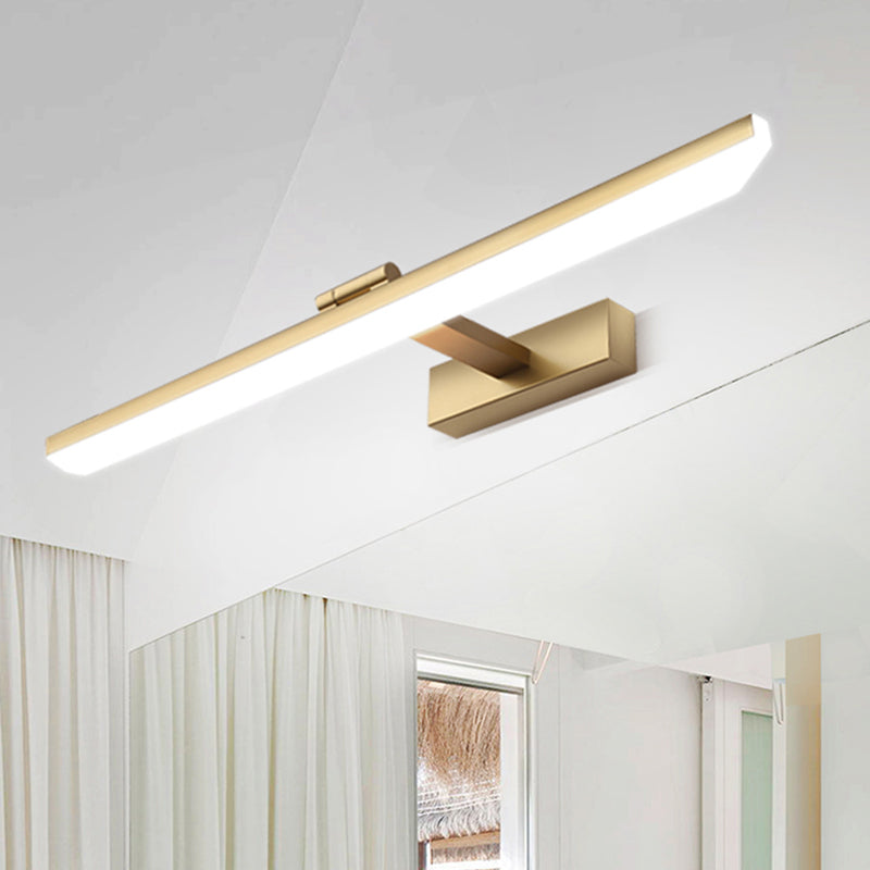 MODERNA SEMPLICE SEMPRE SPECCHIO LIGHT LAMPARE LAMPAGGIO LED METALE NORME PER BAGNI