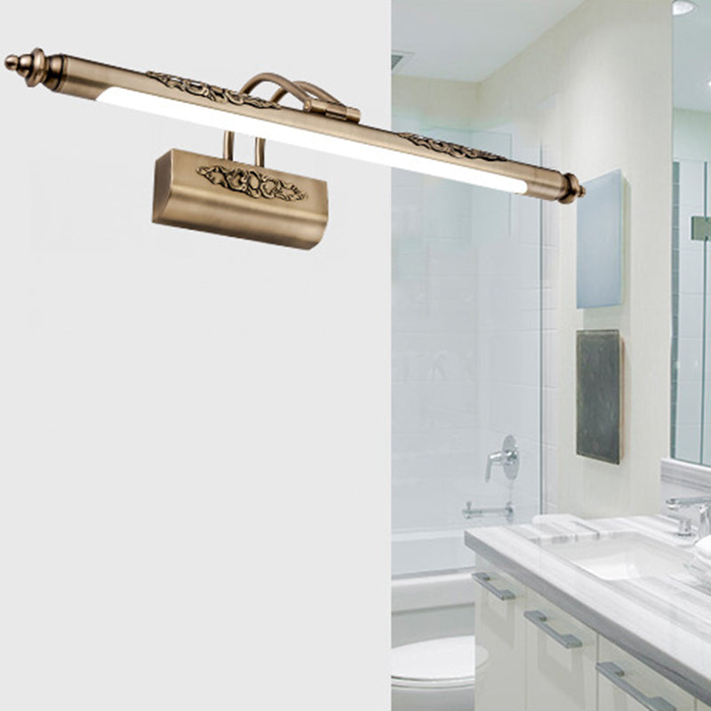 Bronze -LED -Waschtischwand Leuchten modernes Spiegel vordere Licht mit Plastikschatten