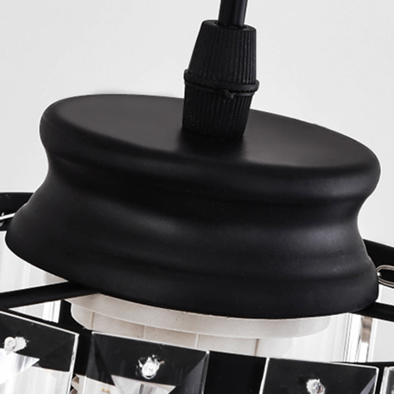 Luminaires de l'île contemporaine Crystal Cylinder Island Lights