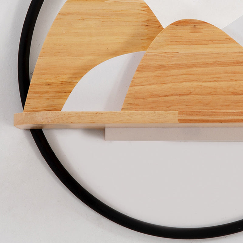 Schwarze Kugelleuchten Leuchten moderner Metall 2 Leuchten Wandmontagelampe