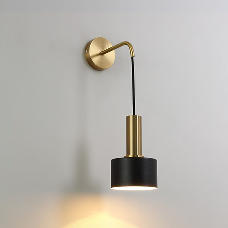 Éclairage mural de lecture en métal géométrique