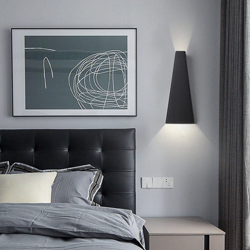 Éclairage mural en métal de forme géométrique moderne 2 lumières Éclairage mural