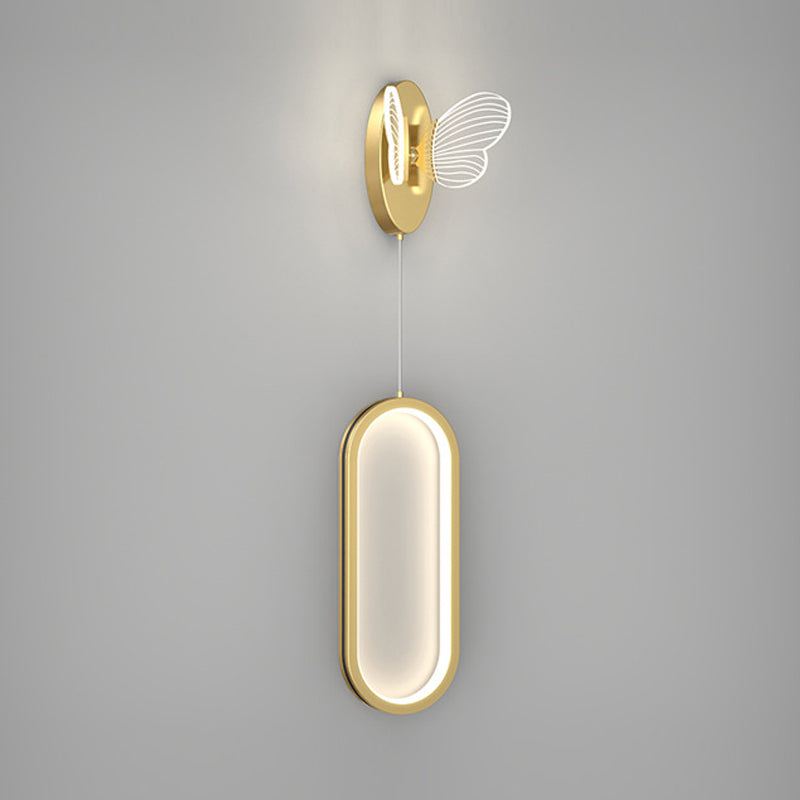 Éclairage mural en métal de forme géométrique