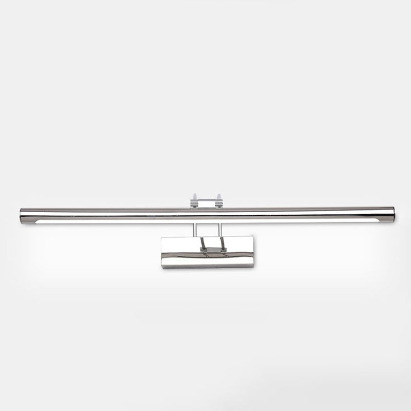 Linear Shape Metal Wall Sconce Modern Single Light Mirror Wall Mounted Lighting