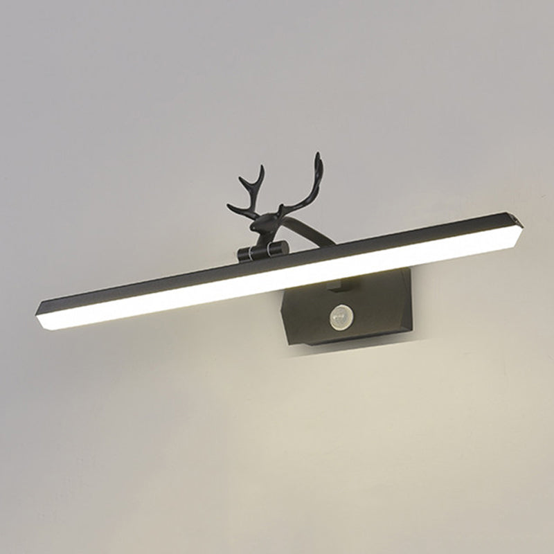 Lineare Form Metall Wandleuchten Moderner Stil Einer Lichtspiegel Wandhalterung Leuchte Leuchte