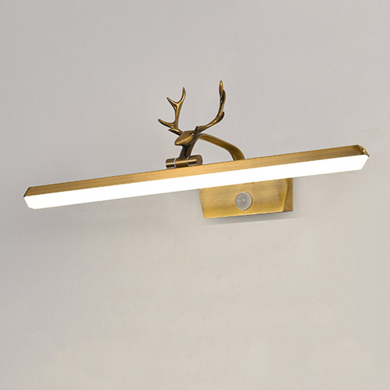 Lineare Form Metall Wandleuchten Moderner Stil Einer Lichtspiegel Wandhalterung Leuchte Leuchte
