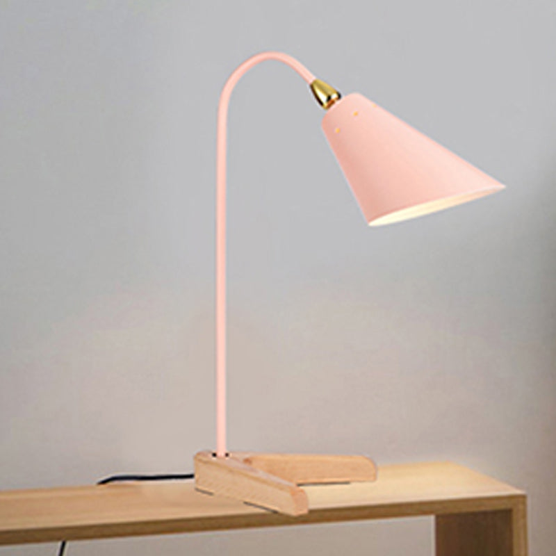Lampade da tavolo per tazza di metallo in stile moderno 1 luce da tavola