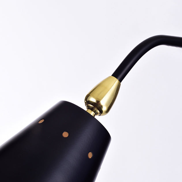 Lampade da tavolo per tazza di metallo in stile moderno 1 luce da tavola