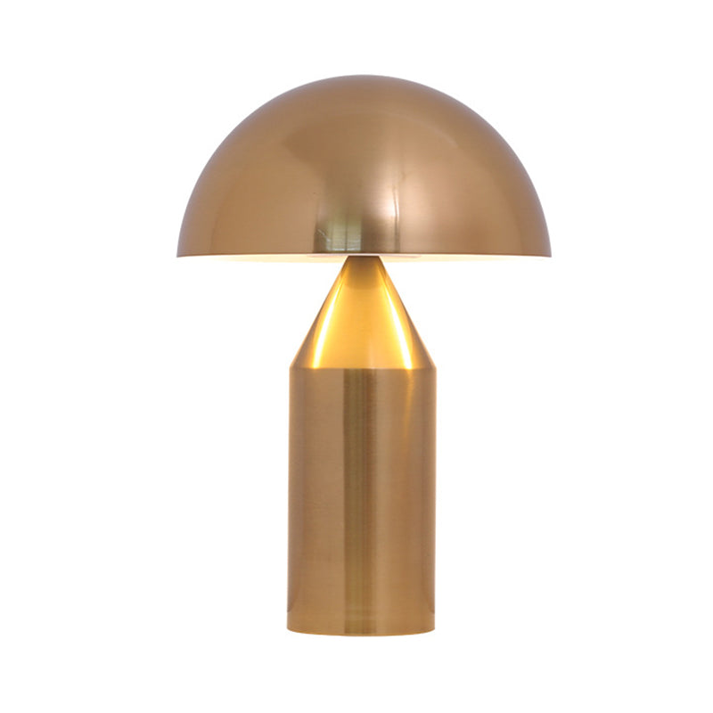 Metal Dome Night Table Lamps Modern Style 1 Light Table Light