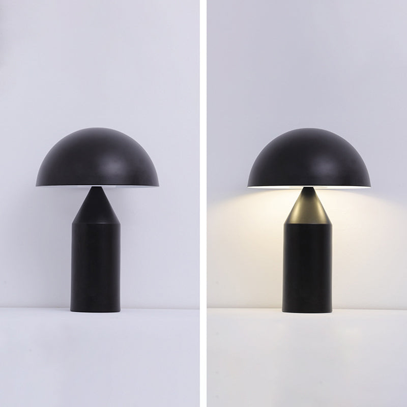 Metal Dome Night Table Lamps Modern Style 1 Light Table Light