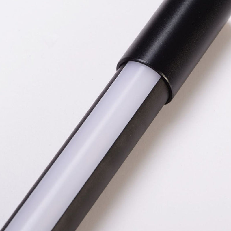 Metal Linear Hanging Lights Modern Style 1-Light Hanging Mount Fixture pour salle à manger