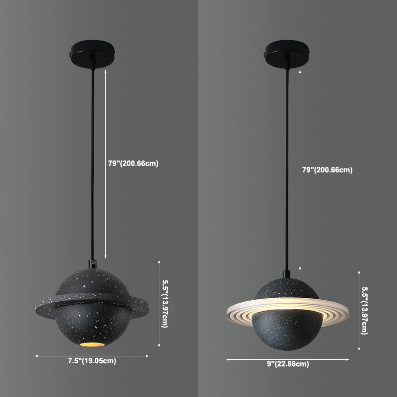 Bar de plafond suspendu de ciment moderne