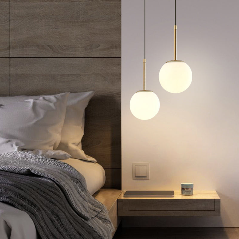 Salle à manger suspendu kit de pendentif sphérique contemporain avec 1 lumière