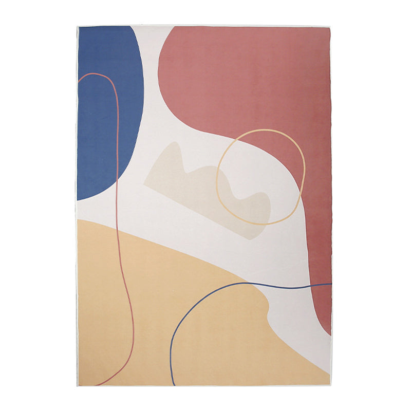 Tapis moderne vert en Polyester, pièce de couleur, pour la décoration de la maison