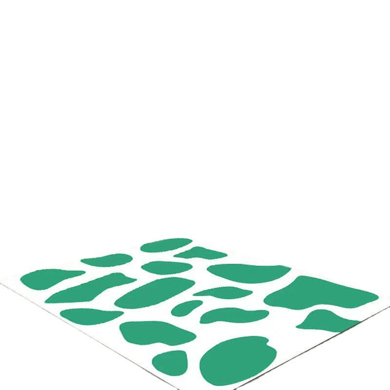 Gelb moderner Teppich Polyester Unregelmäßiger Farbpumpen Teppich Waschbar Teppich für Salon