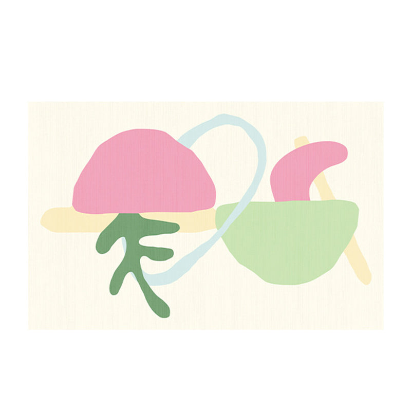 Beige Casual Carpet Polyester Constract Color Carpet Washable Carpet for Drawing Room