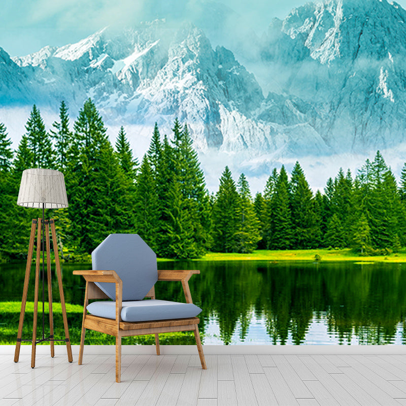 Washable Stain Resistant Mural Wallpaper Forest Indoor Wall Mural