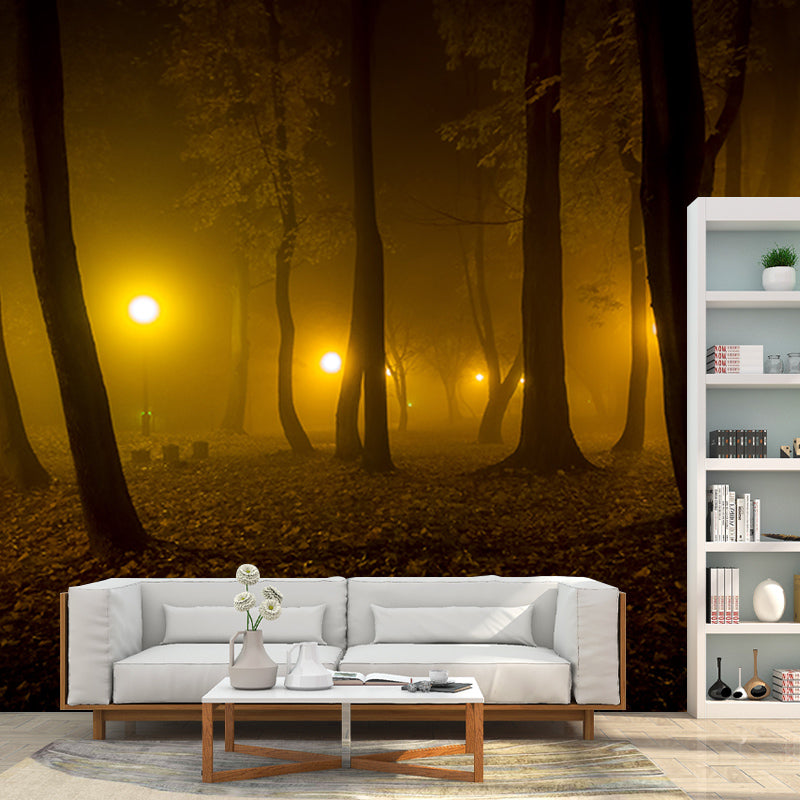 Environment Friendly Resistant Mural Wallpaper Forest Living Room Wall Mural