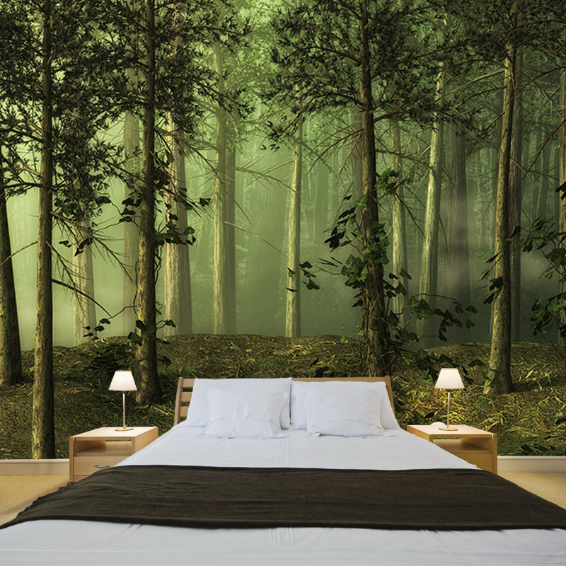 Modern Style Wall Mural Wallpaper Forest Sitting Room Wall Mural