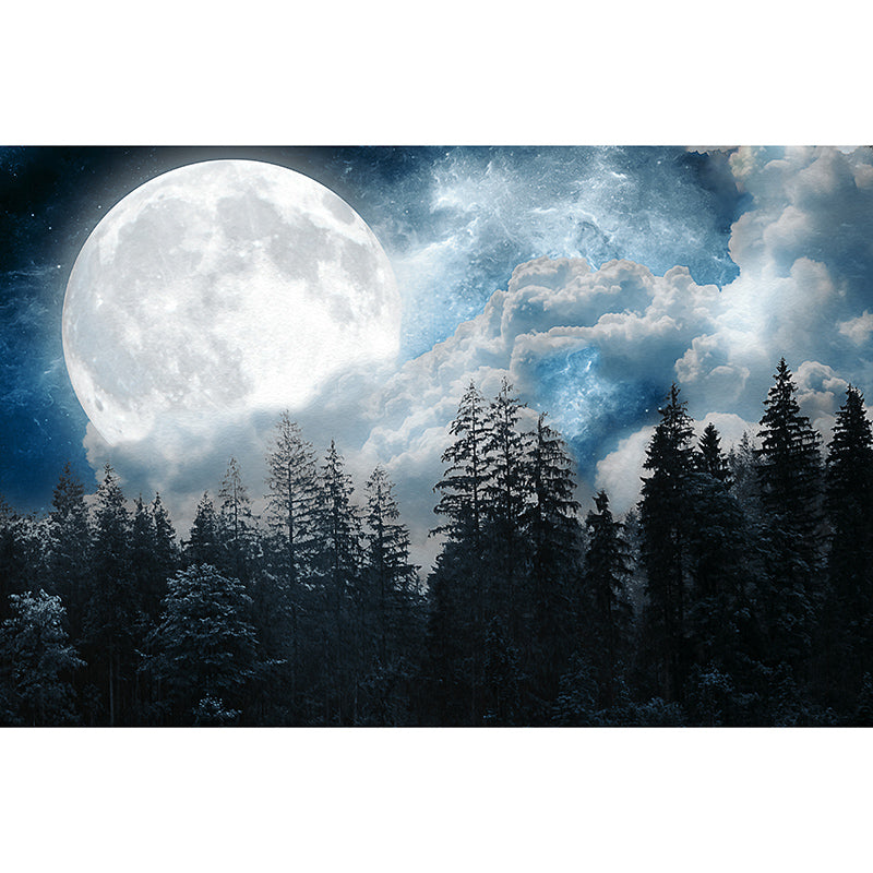 Modern Style Wall Mural Wallpaper Forest Sitting Room Wall Mural