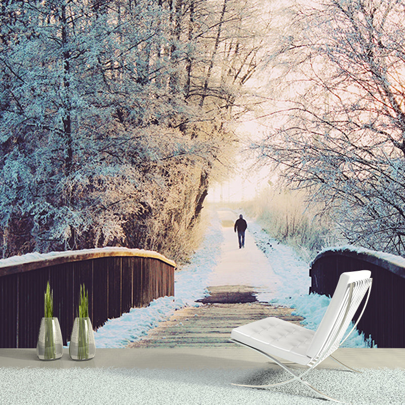 Photography Stain Resistant Mural Wallpaper Forest Indoor Wall Mural